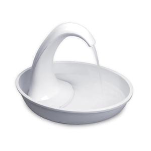 Pioneer Pet Swan Pet Drinking Fountain for Cats and Dogs  80oz Capacity, Great for Multiple Pets – Great for Pets Who Love the Faucet  Bubbler and Bowl Dispenser Design Keeps Water Moving
