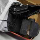 LUXMAX Women Buckle Goth Chunky Platform Ankle Boots Lace Up High Heel Motorcycle Boots with Chain (13, Black)