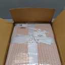 UGG Luna Knit Throw Blanket Soft Cotton Throw for Couch or Bed Cozy Soft Warm Waffle Giftable Lightweight Blanket for Living Room Bedroom, Machine Washable, 50-inch x 70-inch, Quartz Pink