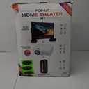 iLive Pop-Up Movie Theater Kit, Projector, Inflatable Projection Screen, and Bluetooth Speaker, THE2504BDL