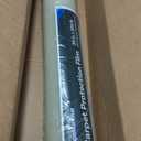 TapeManBlue Carpet Protection Film 24" x 200' roll. Made in The USA. Easy Unwind, Clean Removal, Strong and Durable Plastic Carpet Protector. Clear, Self-Adhesive Surface Protective Film