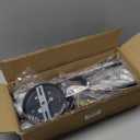 ASGYISA Semi Flush Mount Modern Ceiling Light Fixture 6 Lights Black Vintage Matte Sputnik Chandelier Ceiling Lamp with E26 Bulb Base for Farmhouse Dining Room Living Room Bedroom Study Kitchen