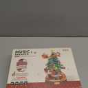 ROBOTIME 3D Puzzles for Adults Wooden Music Box with LED DIY Model Christmas Tree Building Kit for Kids Hobby Crafts Unique Home Decor