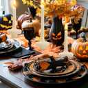 Set of 3 Fall Pumpkin Base Candle, Fall Candle Beautiful Handmade Pumpkin Candles, Thanksgiving Housewarming Gift, Living Rooms, Coffee Table, Halloween Bathroom Decorative(White)