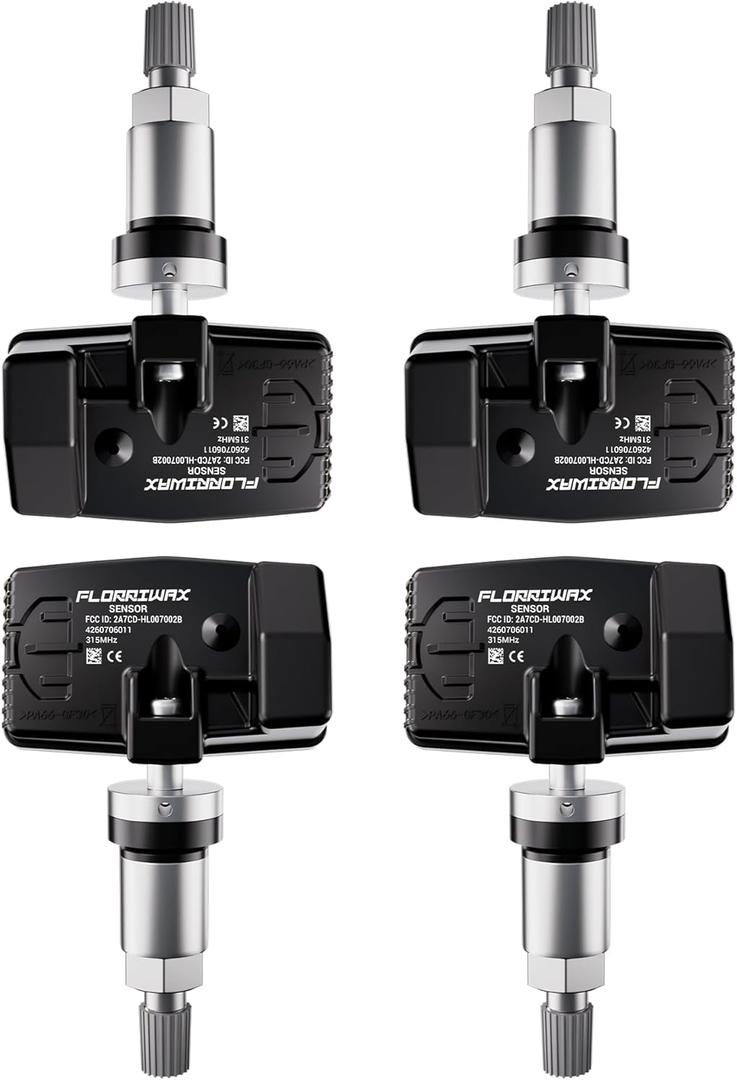 TPMS Sensor Compatible with Toyota Lexus Scion, 315Mhz Tire Pressure Monitoring Sensors for Camry Corolla Prius RAV4 OE Replaces# 42607-33011 42607-33021 PMV-107J 4-Pack