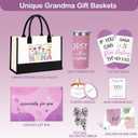 Nana Gifts, Birthday Gift Set for Nana Grandma Gigi, Gifts Ideas Tote Bag Tumbler Candle Bracelet from Granddaughter Grandson Grandchildren Grandkids