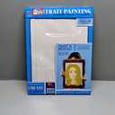 Portrait Painting Kit - Set of 3 "Paint & Reveal" Canvas Kits with 12 Paint Pots & Brush – Perfect for Paint & Sip Parties, Ages 4+