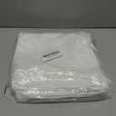 Deconovo Decorative Throw Pillow CoversCovers ONLY, No Inserts- Set of 4 Soft Linen Cushion Covers, 18x18 Inch, Green & Machine Washable Pillowcases for Sofa, Bedroom, Living Room Dcor, White