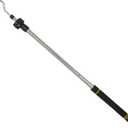 Clothes Hanger Reaching Hook Telescopic Adjustment clothes hook pole Light and can Extend from 37" to 65" with 4.7 "Hook and Sponge Handle.