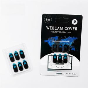 Webcam Cover (6 Pack), 0.03 inch Ultra Thin Laptop Camera Cover Slide for iPhone iPad MacBook Pro Computer iMac Cell Phone PC Accessories Camera Blocker Slider, Great for Privacy (Black)