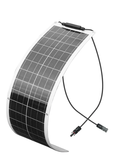 50W Flexible Solar Panel, 50 Watt 12V Small Solar Panel, Callsun 23% High Efficiency 182 PERC IP68 Waterproof ETFE Offgrid Solar Panels for RV Living Camping Van Car Marine (White)