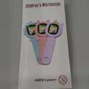 Kids Microscope- 500x Magnification,16X Zoom, Handheld Microscope for Kids with HD Cam ,Portable Science Learning Tool,Christmas Birthday Gifts for Boys Girls Aged 3-12 (Purple)