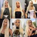 Blonde Human Hair Bundles 613 Straight Bundle Brazilian Unprocessed Virgin Hair 20 Inch One Blonde Bundles Straight Hair Extensions 50g