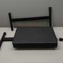 Donner Piano Bench, Adjustable Keyboard Bench Portable Stool Collapsible Chair Foldable Seat X-Style, 2.4 Inch Thickness High-Density Sponge Padded, Non-Skid Design, Black