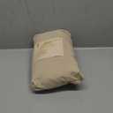 LOFE Organic Buckwheat Pillow for Sleeping - 14''x20'', Adjustable Loft, Breathable for Cool Sleep, Cervical Support for Back and Side Sleepers(Tartary Buckwheat Hulls) (Off White(pure))