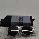 SOJOS Classic Trendy Square Sunglasses for Women Men Cute Big Frame Gold Shades SJ1137 (Bright Gold/Grey)