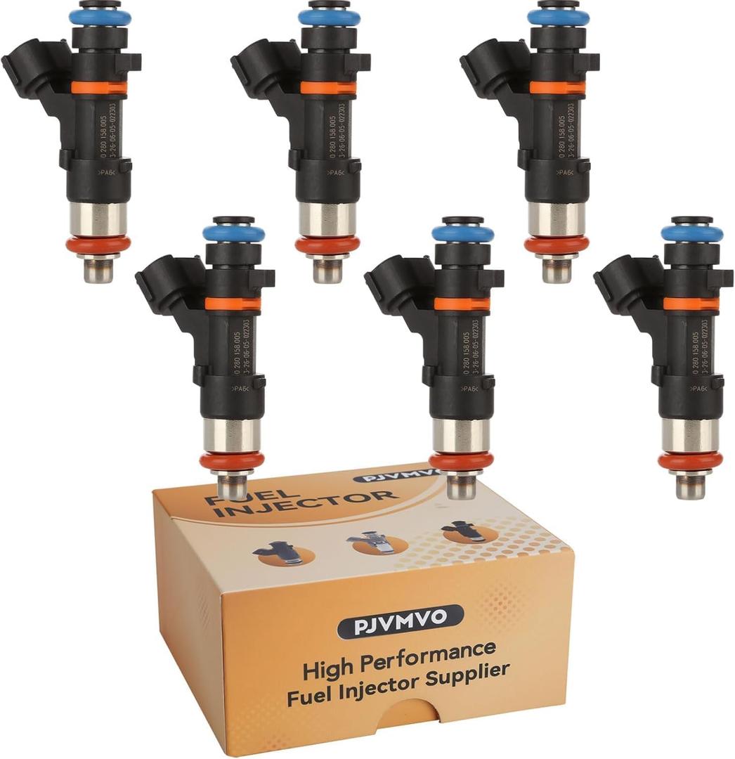 16600-7Y00A OE 3.5L Fuel Injectors,Compatible with/Nissan 3.5 Maxima Murano Altima 2004-2008,Compatible with/Infiniti G35 M35 FX35 |4 Holes| |Set of 6|