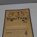 DOK TigerToes Premium NonSlip Dog Socks for Hardwood Floors  ExtraThick Grip That Works Even When Twisted  Prevents Licking, Slipping, and Great for Dog Paw Protection (Cool Caramel, Large)