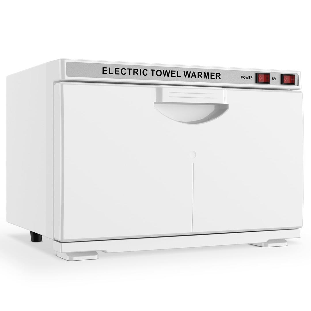 Towel Warmer Cabinet, 16L Professional Hot Towel Warmer Heating Use for SPA, Massage, Salon, Barber and Home - White