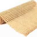 16" Width Cane Webbing 5Feet,Natural Rattan Webbing Roll for Caning Projects,Woven Open Mesh Cane Material for Cabinet,Chair Repair,Furniture Making Supplies