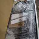 Tatub Bar Table and Chairs Set of 4, 5 Piece Counter Height High Breakfast Table Chairs Set of 4 for Dining Room, Brown