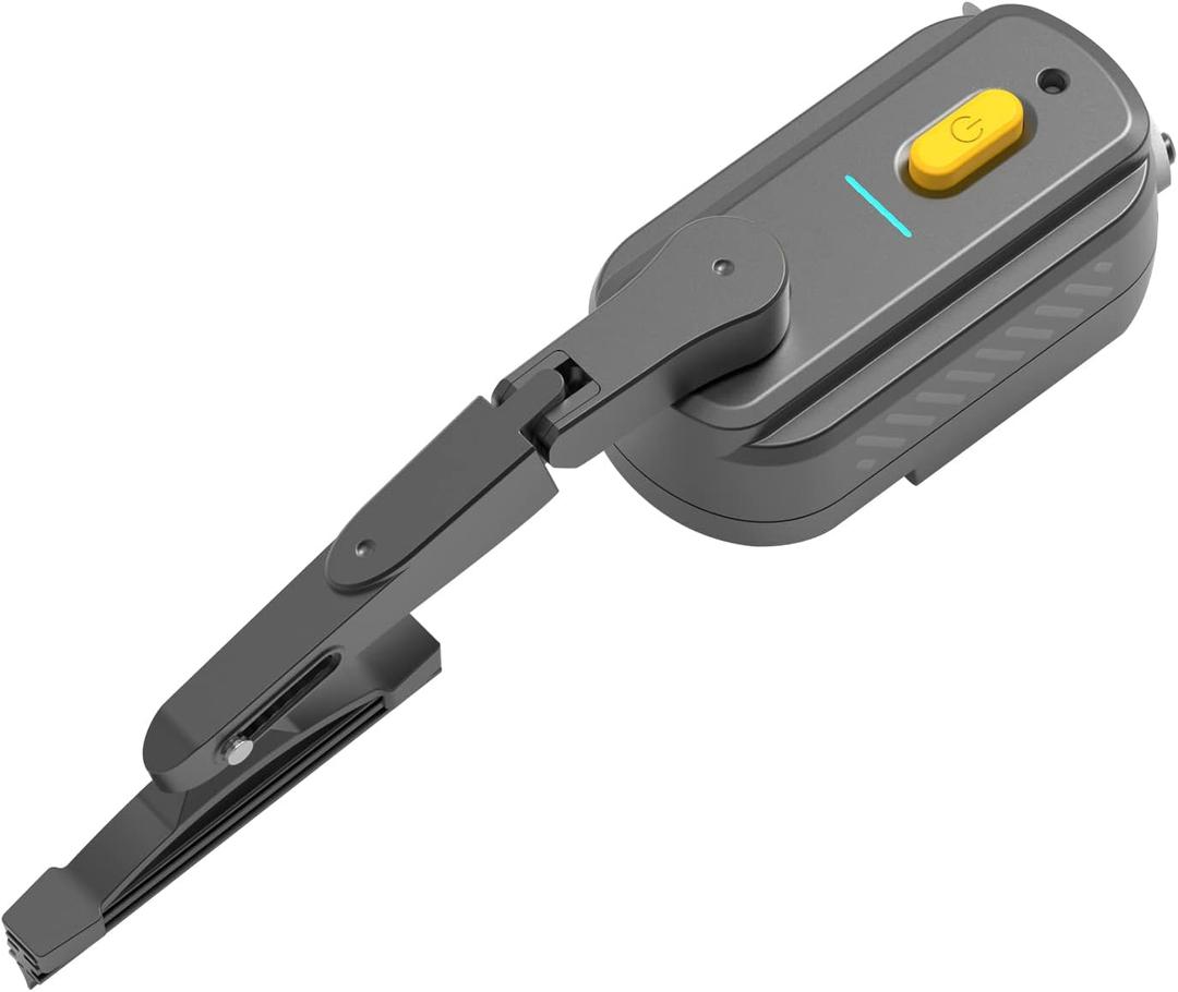 Shkalacar Motorcycle Helmet Windshield Wiper Rechargeable Waterproof Helmet Wiper Compatible with Most Visor (1200mAh)