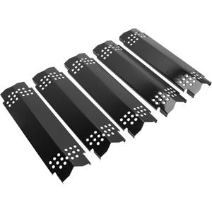 Grill Heat Plates for Nexgrill 720-0830H 720-0888 720-0888N 720-0882A 720-0882S 720-0896B, 720-0898 Gas Grill, Heat Shield Replacement for Home Depot 5/6 Burner, Porcelain Steel,5 Pack