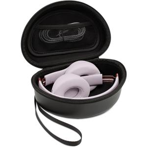 Hard Headphone Case for Beats Solo 4, Studio Pro, Solo 3, Studio 3, Solo 2,Over Ear Headphone Carrying Case with Storage Cable Bag Strap for Travel (Black)