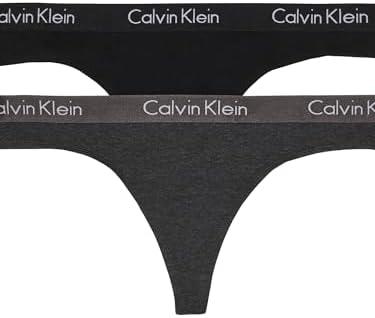Calvin Klein Women's Motive Cotton Multipack Thong Panty S