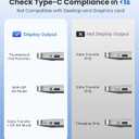 WARRKY USB C to HDMI Cable 4K 60Hz[Anti-Interference, Gold-Plated Plugs] Aluminum HDR Type-C to HDMI 2.0 Cord, Thunderbolt 3/4/5 Compatible for iPhone 15/16 Series, MacBook, iMac, iPad Pro, Galaxy-6ft