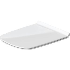Duravit DuraStyle Elongated Toilet seat White High Gloss, Slow Closing, Stainless Steel Hinges