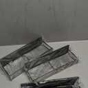 Magnetic Spice Rack for Refrigerator, 3 Pack Magnetic Shelf for Refrigerator, Movable Magnetic Basket is Used for Side Storage in Ovens, Microwaves, or Washing Machines (Black)