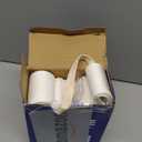 MIULEE Accordion Style Magnetic Folding Door Curtains for Doorways/Closet, Room Divider Pleated Drapes with Hooks for Interior Living Room/Bedroom/Open Closet, White, W39 x L78 inches, 1 Panel