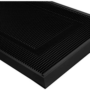 BEHERO Front Door Mat Outside Entrance, 36" x 24" Heavy Duty Rubber Outdoor Mats Enlarged for Entryway, Welcome Matt Outdoor, Dirt Trapping Waterproof