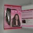 30 Inch Brown Mix Blonde Hair Extensions Sew in Bundles Synthetic Hair Weft 200g Long Straight Hair Extensions for Thin Hair