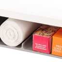 Joseph Joseph CupboardStore Under Shelf Storage Film, Foil and Bag Organizer, for Larger Rolls and Boxes, Fits Kitchen Units Over 13 in Wide, Large