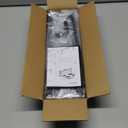 BOIVSHI Stove Top Shelf, Kitchen Over Shelf for Stove, Stove Spice Rack for Top, Adjustable 27-33inch, Fits Various Stove Lengths, Kitchen Spice Organizer, Condiments and BBQ Sauces, Black