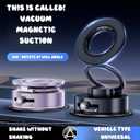 Terravik Car Phone Holder, 360 Rotating Strong Suction Cup, Universal Car Adjustable Car Phone Holder - Compatible with Dashboard and Windshield