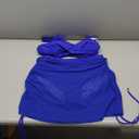 Blooming Jelly Womens High Waisted Bikini Sets Swim Skirt Mesh Swim Suits 2025 2 Piece Tummy Control Bathing Suits (Large, Royal Blue)