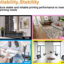 Run Star SP01 SP-01 SP-1 Black Sublimation Ink Cartridge Replacement for Brother SP01BKS SP01CS SP01MS SP01YS use for Brother SP-1 Sublimation Printer (1 Black)