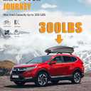 KINGGERI 300lbs All Aluminum Roof Rack Cross Bars Compatible with Honda CRV 2017-2022 CR-V (Not for 2023-2026)，Lockable Heavy Duty Crossbars Rooftop Cargo Basket Luggage Kayak Snowboard Bike