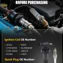 MIKKUPPA UF652 Ignition Coil Packs and Spark Plugs Replacement for 2012 2013 2014 2015 2016 2017 2018 2019 2020 Hyundai Accent Veloster Kia Rio Soul 1.6L, Replaces OEM 93815 Set of 4