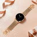 JR.DM Starlight Metal Watch Band Women 20mm Dressy Strap Stainless Steel Chain Bracelet Compatible with Samsung Galaxy Watch 7/6/5/4/Active 2/4 6 Classic/5 Pro/FE 40mm 42mm 43mm 44mm 45mm 46mm 47mm