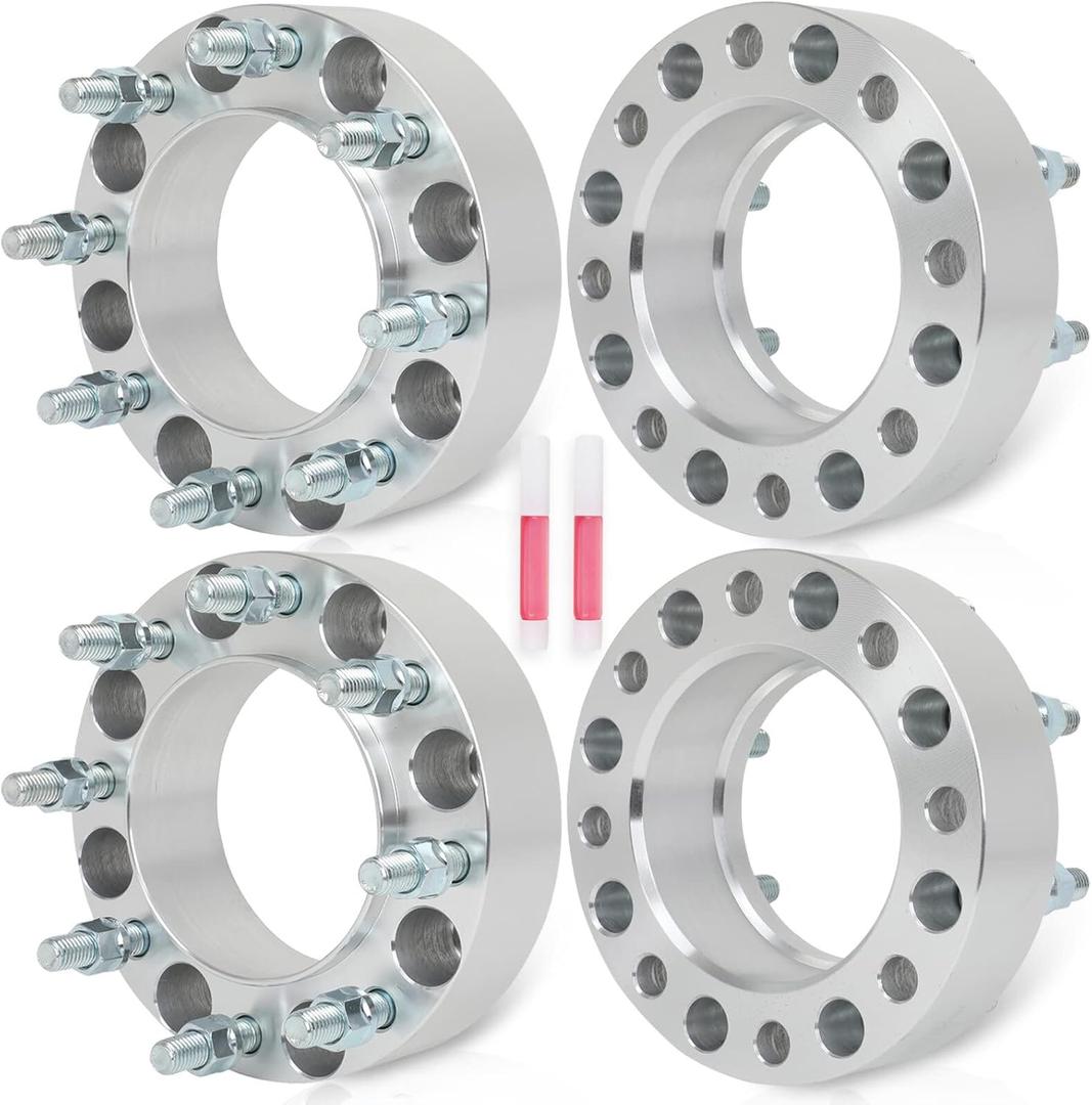 ECCPP 4PCS 8x170 Wheel Spacers Hub Centric 2" 8 Lug for Ford Excursion 2000-2002 for Ford F-250 Super Duty 1999-2002 for Ford F-350 Super Duty 1999-2002