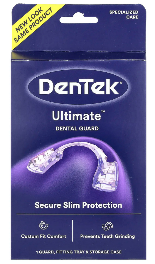 DenTek Ultimate Dental Guard, SlimFit Mouth Guard for Grinding Teeth at Night, 1 Count