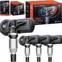 A-Premium 4PCS Pre-Programmed TPMS Sensor Tire Pressure Monitoring Sensor - Compatible with Chevy, GMC, Cadillac & Buick - Camaro, Cruze, Malibu, Silverado, Sierra, Terrain, Yukon, Lacrosse - 433MHz