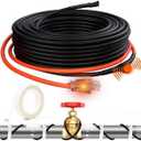 HEATIT 3ft Pipe Heat Cable for Metal And Plastic Home Pipes, Energy-Saving, Self-Regulating Heating Tape for Pipe Freeze Protection, Keeps Water Flowing at -40F, ETL Listed, 120V 3W/FT