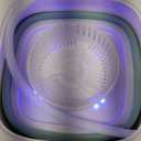 Portable Washing Machine - 16L Mini Foldable Washer with Spin Basket, 3 Cleaning Modes & Deep Cleaning for Small Clothes, Collapsible Laundry for Apartment, Home, Hotel and Travel (Green)