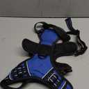 rabbitgoo Dog Harness for Large, No Pull Pet Harness with 3 Buckles, Adjustable Soft Padded Vest with Control Handle, Walking Reflective Pet Vest for Large Dogs, Blue, L