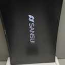 SANSUI 27 Inch Curved 240Hz Gaming Monitor FHD 1080P, 1500R Curve Computer Monitor, 130% sRGB, 4000:1 Contrast, HDR, FreeSync, MPRT 1Ms, Low Blue Light, HDMI DP Ports, Metal Stand, DP Cable Incl (Black)